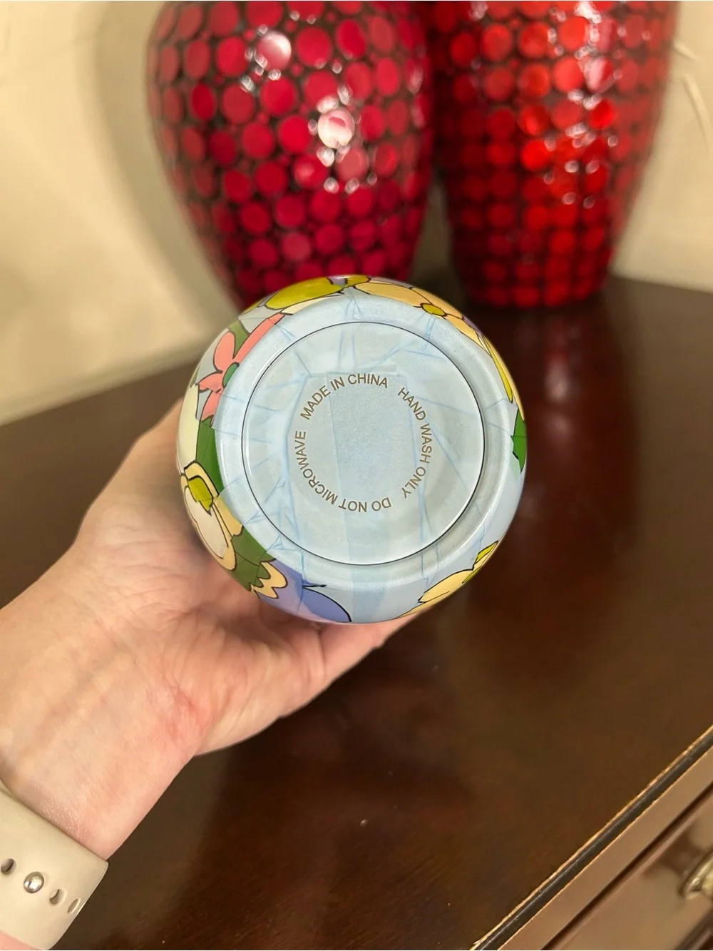 Kate Spade Flower Bed Stainless Steel Wine Tumbler